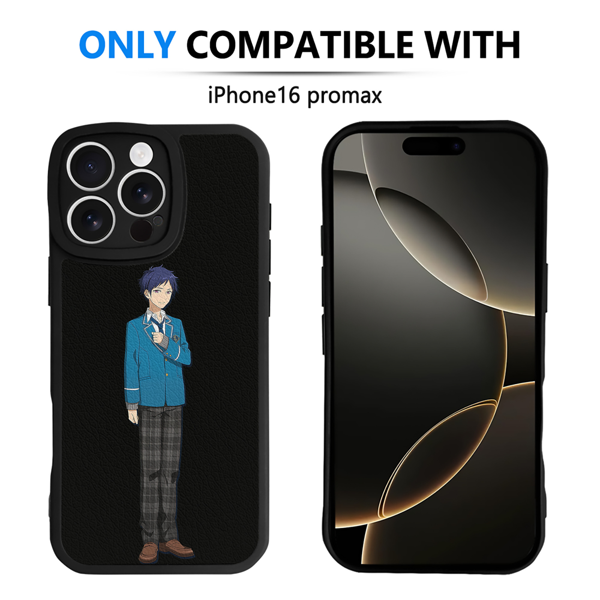 （画像用） あんさんぶるスターズ! Ensemble Stars 【iPhone 16シリーズ対応】シリコンスマホケース（レザー調） 材質：シリコン